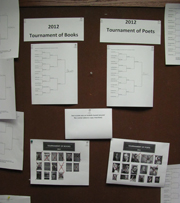 Tournament of Books and Poets Brackets
